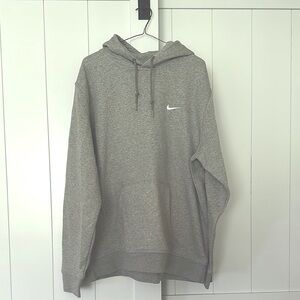 Nike Men's Light Gray Hoodie